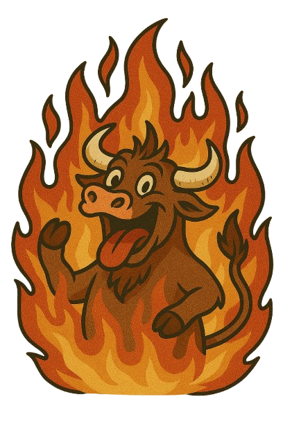 Burning Bull